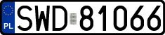 License plates of Poland, Regular car plates