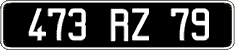 French license plate, FNI