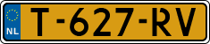 License plate of the Netherlands, Cars