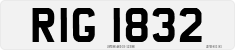 License plate of the United Kingdom, Northern Ireland (1966)