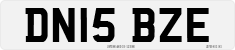 License plate of the United Kingdom, 2001 year system