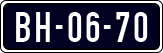 License plate of the Netherlands, Imported oldtimers (commercial vehicles)