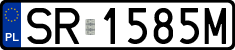 License plates of Poland, Regular car plates