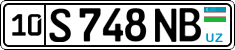 License plate of Uzbekistan, Private owners
