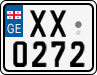License plate of Georgia, Motorcycles (2014)
