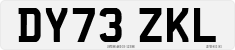 License plate of the United Kingdom, 2001 year system