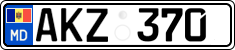 License plate of Moldova, Cars (2015)