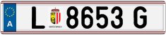 License plate of Austria, Regular plates