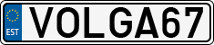 License plate of Estonia, Vanity Plates
