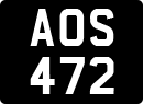 License plate of the United Kingdom, 1932 year system