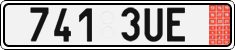 License plate of the Czech Republic, Export transit plates