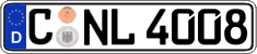German license plate, Regular plates