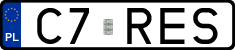 License plates of Poland, Vanity Plates