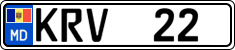 License plate of Moldova, Cars (2015)