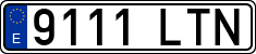 License plates of Spain, Ordinary (2000)