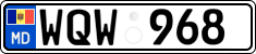 License plate of Moldova, Cars (2015)