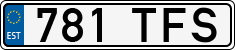 License plate of Estonia, Regular car plates