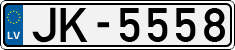 License plate of Latvia, Regular car plates