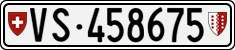 License plate of Switzerland, Cars