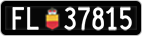 License plate of Liechtenstein, Cars