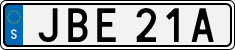 License plate of Sweden, Regular plates