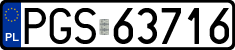 License plates of Poland, Regular car plates
