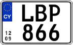 License plate of Cyprus, Regular plates