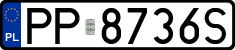 License plates of Poland, Regular car plates