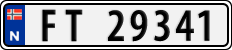 License plate of Norway, Cars