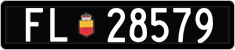 License plate of Liechtenstein, Cars