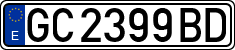 License plates of Spain, 1971 year series