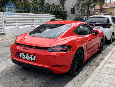 MZP 718, Porsche Cayman