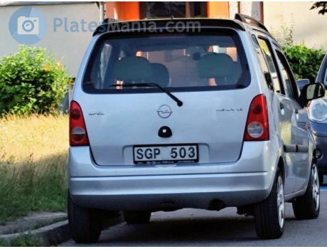 SGP 503, Opel Agila