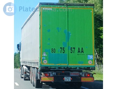 7557 AA 80, Kögel