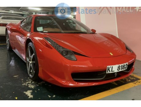 KL 8182, Ferrari 458