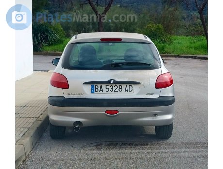 BA 5328 AD, Peugeot 206