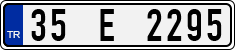 License plate of Turkey, Regular plates