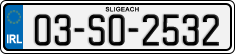 License plate of Ireland, Regular plates