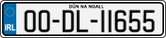 License plate of Ireland, Regular plates