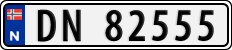 License plate of Norway, Cars