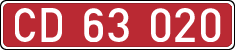 License plates of Spain, Diplomatic