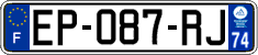 French license plate, SIV (ordinary)
