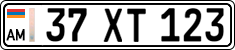 License plate of Armenia, Private owners