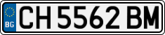 License plate of Bulgaria, Cars