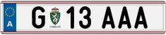 License plate of Austria, Regular plates