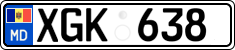 License plate of Moldova, Cars (2015)