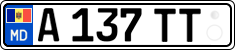 License plate of Moldova, Trailers (2015)