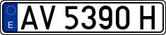 License plates of Spain, 1971 year series