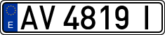 License plates of Spain, 1971 year series