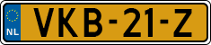 License plate of the Netherlands, Light Commercial Vehicles (1994 system)